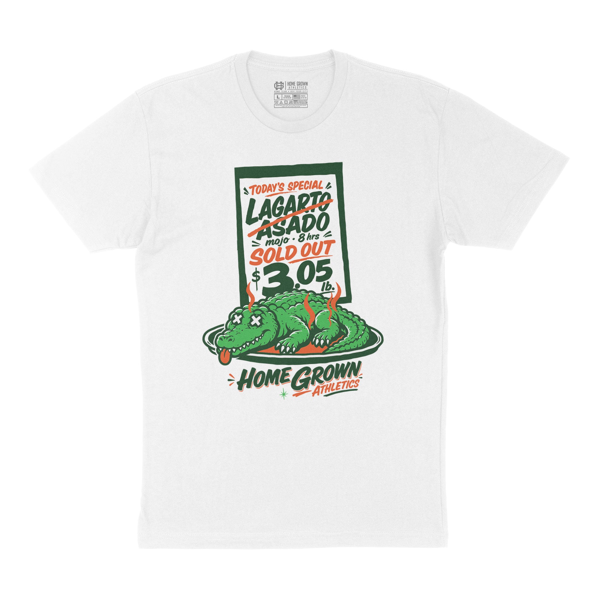 Lagarto Asado Tee, White