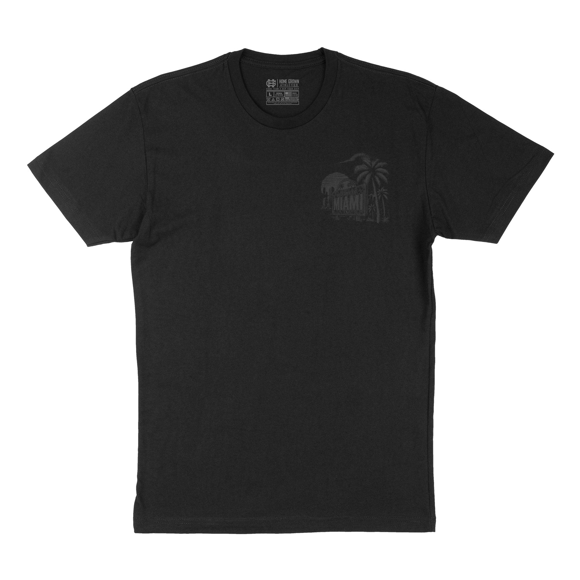 Welcome To Miami Tee, Blackout